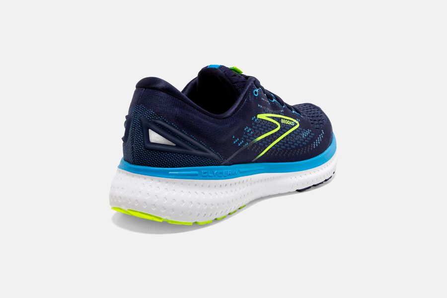 Brooks Glycerin 19 Road Running Shoes Mens - Navy/Blue - KYPZQ-0178